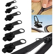 6 Pcs Black Fix Zip Puller,Zip Slider Repair Instant Kit,Zipper Set, Fix Removable Rescue Replacemen