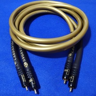CARDAS rca jack cable High Quality OFC pure copper plated silver 2RCA to2 RCA HiFi Audio Line Wire w