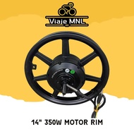 Fiido 14 inch 350 watts motor rim for electric bike compatible with Fiido L2 Fiido L3 DYU and other 