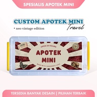 Custom Pharmacy Mini Travel Gift Box Sticker Gift - Neo Vintage