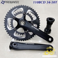 PROWHEEL RPN 34-50T 2-Stage Bicycle Empty Disc Crank