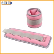 Ankle Weights for Sports Wrist and Ankle Cuff Set 2pcs Adjustable Sports Wrist Ankle Weights Sandbag