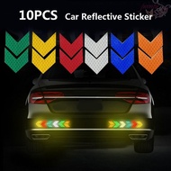 JWENTY Car Sticker Automobiles Waterproof Decor Bumper Sticker Arrow Decal Reflective Tape Safety Warning Car-styling Car Accessories