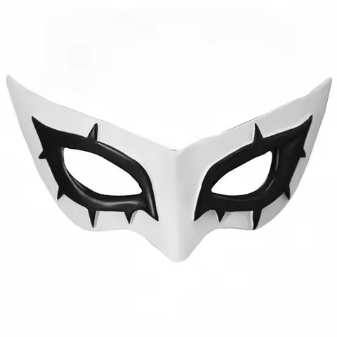 Halloween Half Face Male Eye Mask For Persona 5 Hero Arsenal Joker ABS Mask Cosplay Props Collection