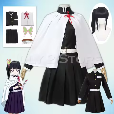Tsuyuri Kanao Cosplay Costume Adult Child Anime Tsuyuri Kanao Cosplay Uniform Women Kimono Haori Chr