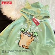 Yueyo | Spring Performance ESFP Hoodie with Faux Fur Cat Ears