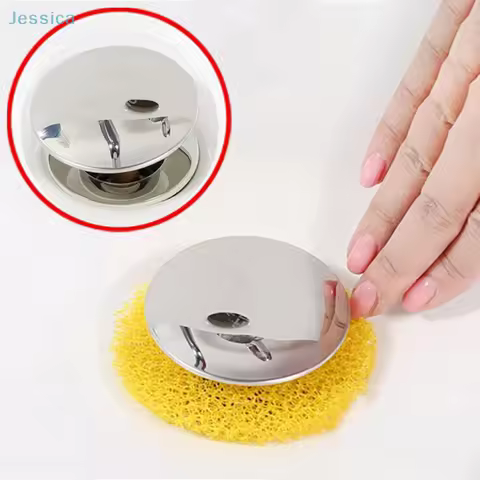 ♥Hot Sale Wash Basin Hair Filter Sewer Bathtub Sink Loofah Sponge Sink Anti Hair Filter