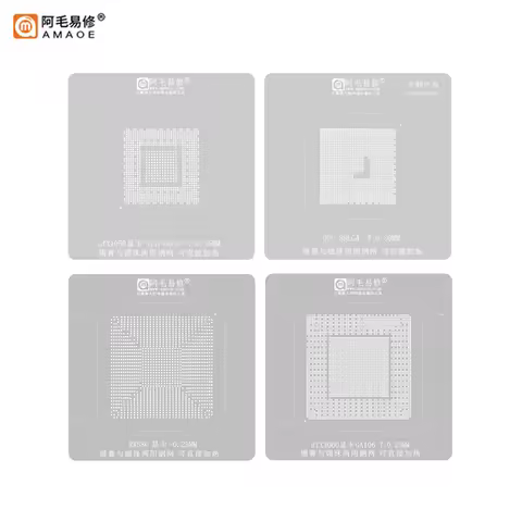 Amaoe GTX1060 GTX1080Ti RTX2080 2070 2060 RTX3060 GPU Video Graphics Card Reballing BGA Stencil Tin 