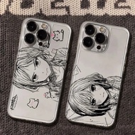 Kuroha Suitable for Apple 17 Phone Case iPhone16e/15/14Pro Desire Words 13 Transparent 12mini Two-Di