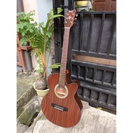 Yamaha Fg 225 Brown Acoustic String Guitar for Beginners