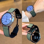 Crazy Horse Leather Magnetic Buckle Adapt to Patriot GT8 Smart Watch Strap v8 Watch Belt aigo GT3 Sq