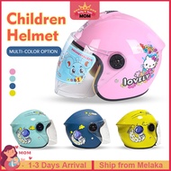produk kesehatan Motorcycle Helmet Motor Kids Safety Helmet Motorbike Helmet for Children MTB Bike Topi Keledar Half Helmet
