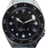 Agnes B(แอกเนส บี) Wrist Watch black Direct from Japan Secondhand