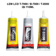 LCD GLUE TOUCHSCREEN GLUE MULTIPURPOSE GLUE LCD GLUE B-7000 T-7000 T-8000 110ML CLEAR AND BLACK CONT