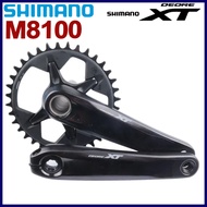 Shimano XT M8100 1x12 Speed Crankset 165mm 170mm MTB Mountain Bike 12speed Crankset Chainring 30T 32