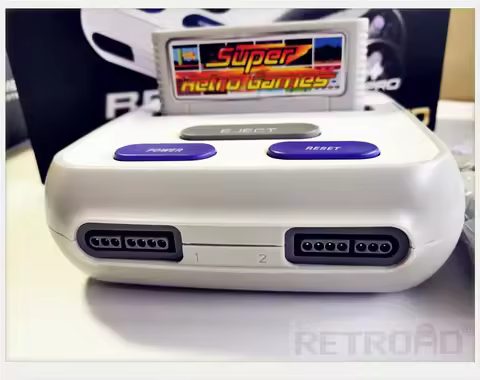 RETROAD 5+PRO C51HD Retro Game Compatible Console Support Super NES/Super Famicom PAL& NTSC Game Car