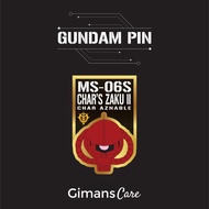 機動戰士高達金屬徽章系列 MS-06S 紅彗星