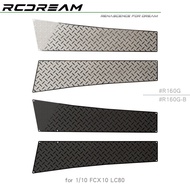 Rcdream Simulation VehicleAnti-slip plates on both sides of the hood For 1/10 FCX10 LC80 RC Model Ca
