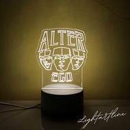 Alter Ego Logo Acrylic Stand - Alter Ego Acrylic Decorative Lights - Alter Ego Lighting Acrylic