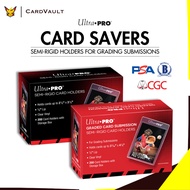 Ultra PRO Semi-Rigid Card Holders 1/2" Lip - Card Savers for PSA BGS CCG Grading Submissions Pokemon