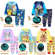 CUDDLE ME SLEEPWEAR POKEMON KUROMI CAPYBARA ROBLOX KIDS PYJAMAS BOYS PYJAMAS