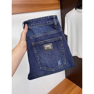 G2PN DG #New Style Slim-fit Trousers Straight Stretchy Skinny Jeans Casual All-match Men