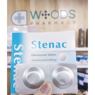 WOODS PHARMACY STENAC EFFERVESCENT 600MG TAB