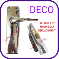 DECO UNION MORTISE LOCK SET FOR OLD TYPE UNION DOUBLE DOOR USE