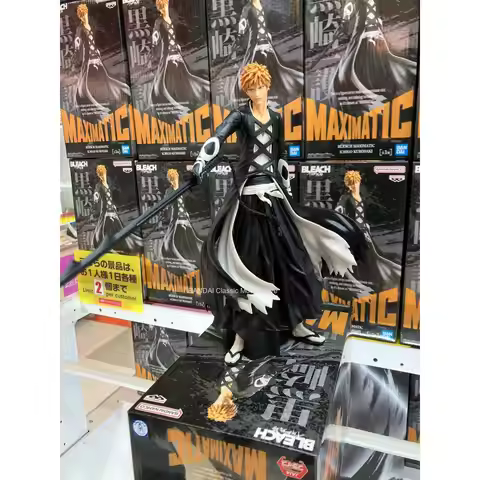 Bandai In Stock Original Bandai Banpresto Bleach Maximatic 25Cm Kurosaki Ichigo Statue Collection Mo