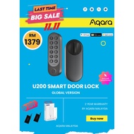 AQARA U200 SMART DOORLOCK ZIGBEE 3.0 EDITION FOC E1 HUB & 2 PCS NFC CARD GLOBAL VERSION - 2 YEAR WAR