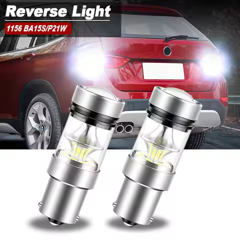 2x LED Reverse Light Lamp P21W BA15S Canbus For BMW E63 E64 X1 E84 F48 X2 F39 X3 E83 X4 F26 X5 E53 Z