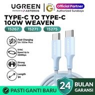 UGREEN PD Type C To Type C Fast Charging Data Cable 3A 5A Max 100W UGREEN Cable