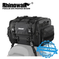 [RHINOWALK] Saddle Bag 19-26L & 33-45L & 40-60L (MTR40) (Large Capacity Motorcycle Tail Seat Bag)