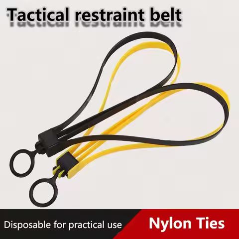 1PC Tactical Plastic Cable Tie Band Handcuffs Cs Sport Decorative Strap Tmc Sport Gear Disposable Ca