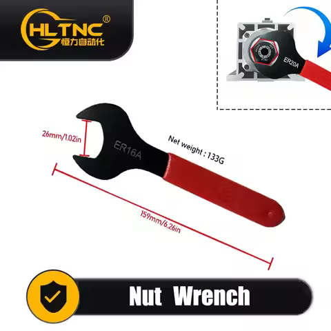 Universal Wrench Spring Collet ER Specific A-Type ER11 ER16 ER20 Suitable For Spring Collet Installa