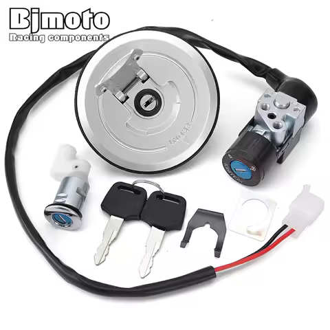 CBR 125 R RS RW Fuel Gas Cap Ignition Switch Seat Lock with Key Kit For Honda 35010-KPP-860 CBR125R 