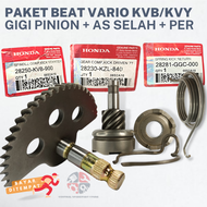 PAKET KOMPLIT ENGKOLAN + AS SELAH + GIGI PINION + PER SELAH MOTOR BEAT KARBU / BEAT LAMA / VARIO 110