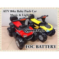 BABY PUSH CAR 4 WHEELS ATV (NO BATTERY) BUKAN ELEKTRIK