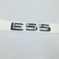 Trunk Lid Rear Emblem Badge Chrome Letters E 55 for W211 E-CLASS E55