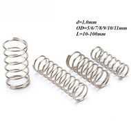304 Stainless Steel Compression Spring d1.0mm * OD5-22mm Strong Pressure Return Spring Compression S
