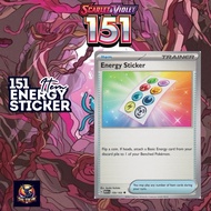 Pokemon TCG (Energy Sticker) 151 English Pokemon Card