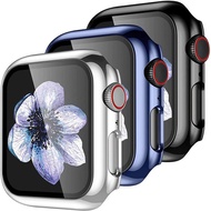 apple watch case Applicable Apple Watch Case, Apple Watch Case, PC Plating Integrated Tempered Film,