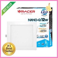 โคมดาวน์ไลท์หน้าเหลี่ยม 4 นิ้ว LED 9 วัตต์ Daylight RACER รุ่น NANO-Q 12W DL65 สีขาว **ด่วน สินค้าเหลือไม่เยอะ**