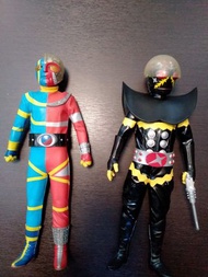 RAH450 電腦奇俠電腦黑魔 figure 一對