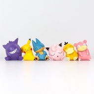 Pokemon Bộ Hình 5-6 Chiếc Piplup Rowlet Jigglypuff Gengar Clefairy Togepi Dễ Thương Nhỏ Để Bàn Trang