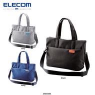 ELECOM S030 2-Way Tote Bag/ Shoulder Bag/ Hand-Carry Bag/ Water-Resistant/ Casual/ Travel/ 3 Colors