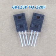 10 Buah To-220F 6R125P Transistto220F 25A/650V Transistor Mosfet Baru