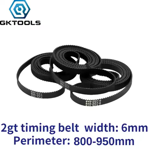 GKTOOLS C-14 3D Printer GT2 6mm Closed Loop Rubber 2GT Timing Belt Length 800 810 840 848 850 852 86