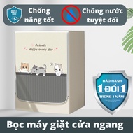 Super beautiful front-load washing machine cover, durable, good sun and rain resistance for 6kg - 12