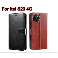 ITEL S23 S23 PLUS FLIP COVER WALLET BUTTON LEATHER CASE STANDING BOOK COVER